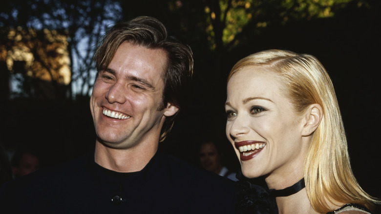 Lauren Holly and Jim Carrey at the MTV Movie Awards