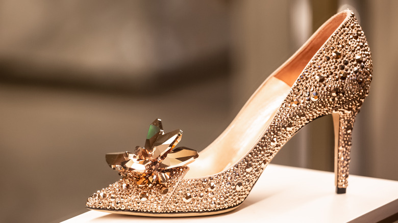 Jimmy Choo shoe on display