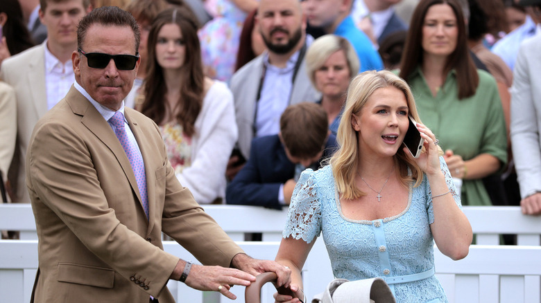 Karoline Leavitt and her husband at The White House Egg Roll