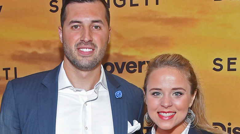 Jinger Duggar and Jeremy Vuolo smiling