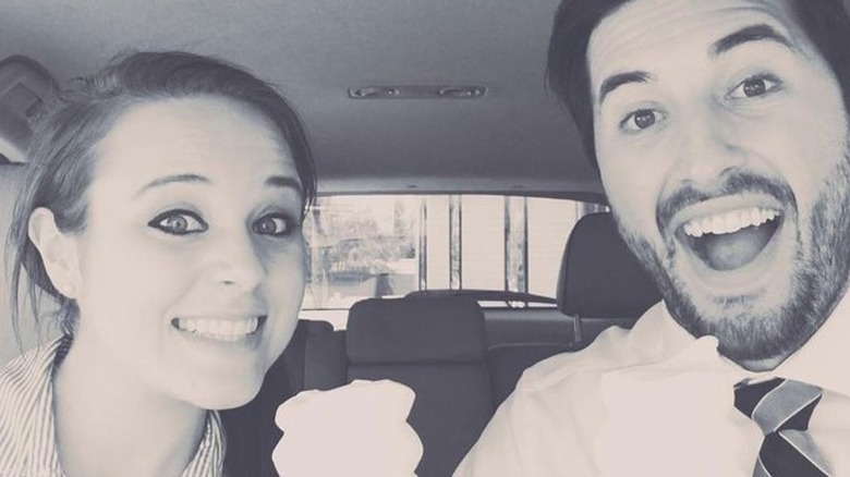 Jinger Duggar and Jeremy Vuolo smiling 