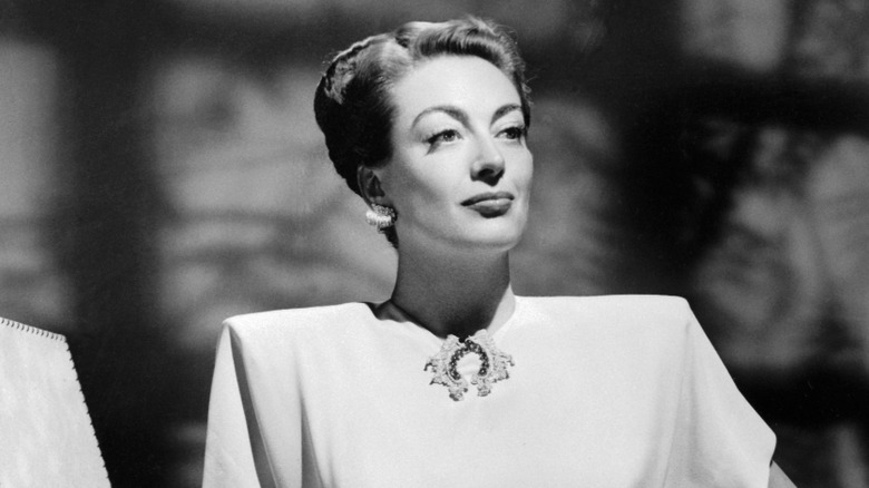 Joan Crawford looking deep in thought