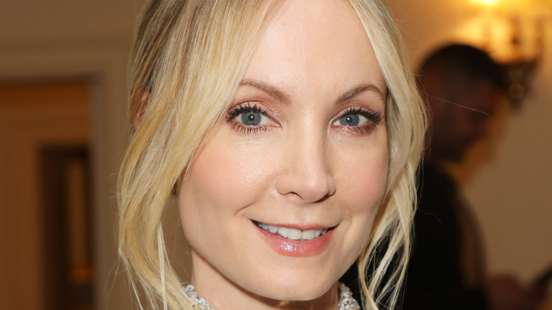Joanne Froggatt at a press event 