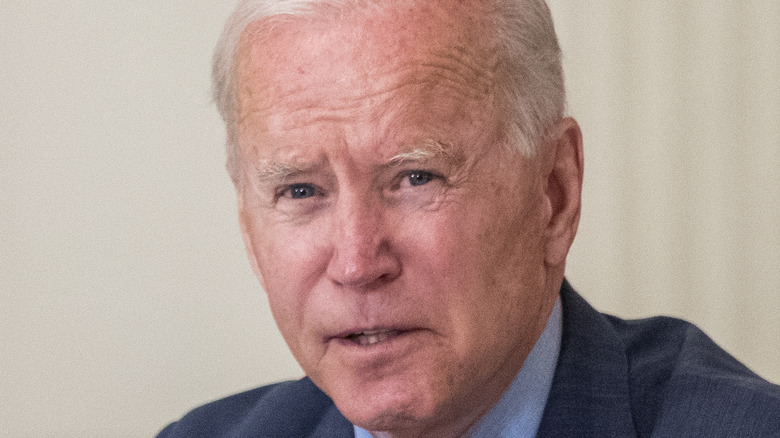 Joe Biden at a meeting with Latino community leaders 