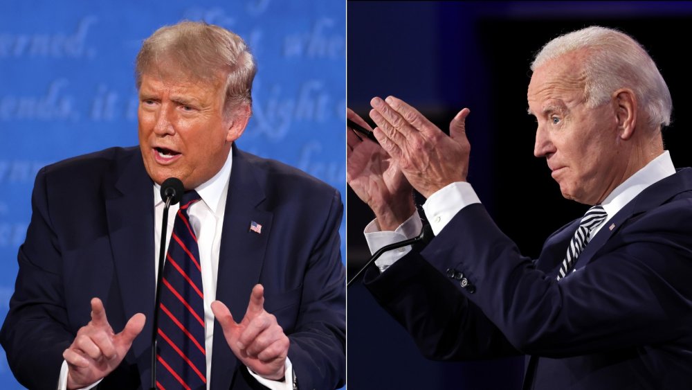 President Trump and Joe Biden debate