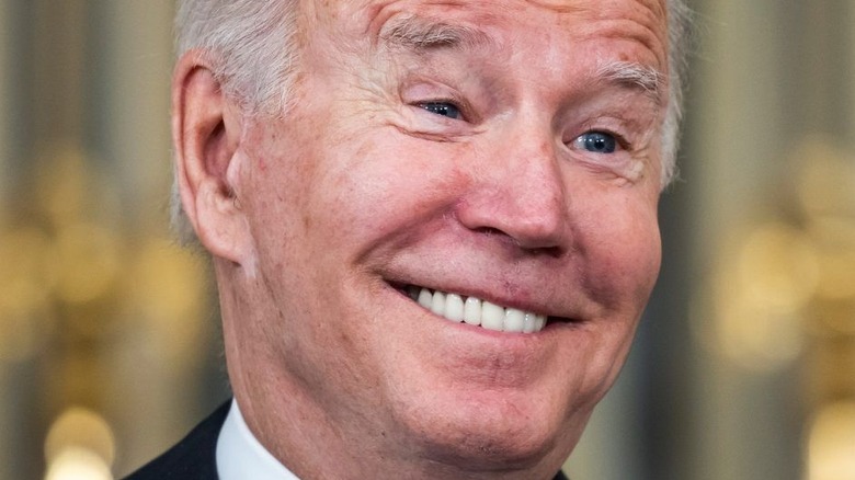 Joe Biden smiling 