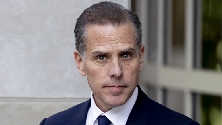 Hunter Biden looking at camera