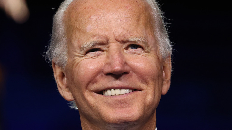 Joe Biden smiling