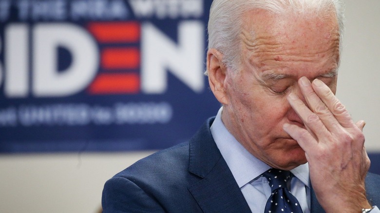 Joe Biden looking emotional
