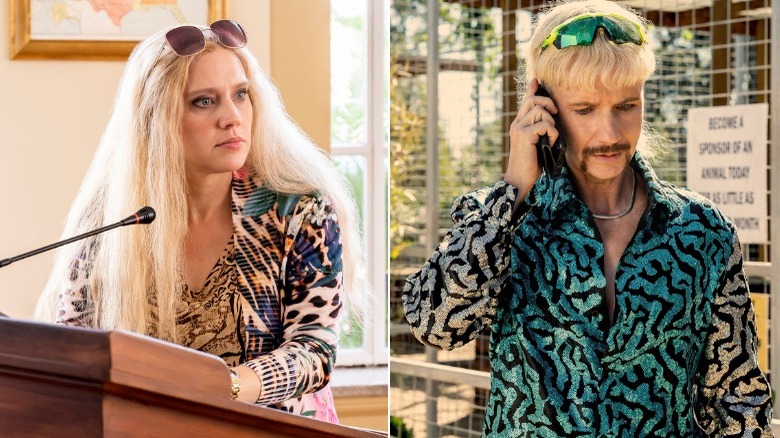 Kate McKinnon and John Cameron Mitchell in Joe vs Carole