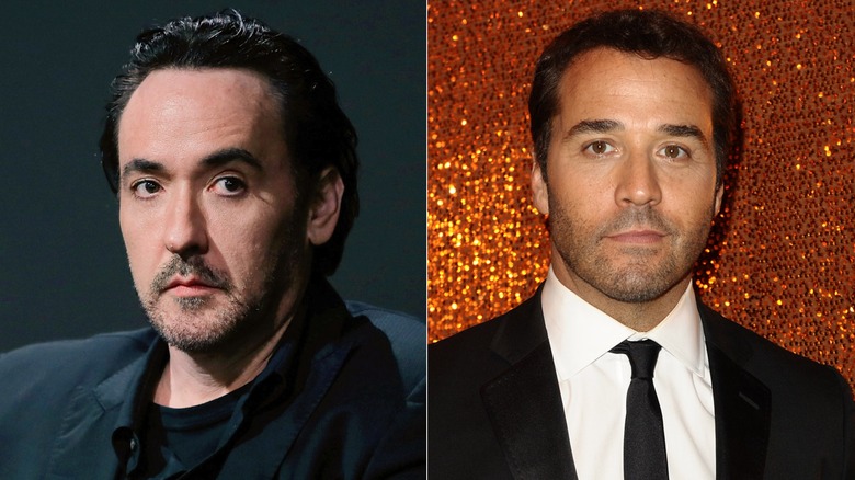 Split image of John Cusack in 2015 and Jeremy Piven in 2011.