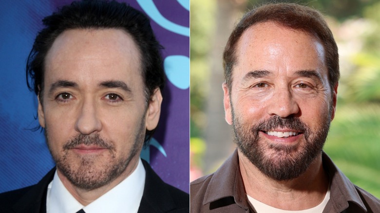 Split image of John Cusack smiling in 2015 and Jeremy Piven smiling in 2026.