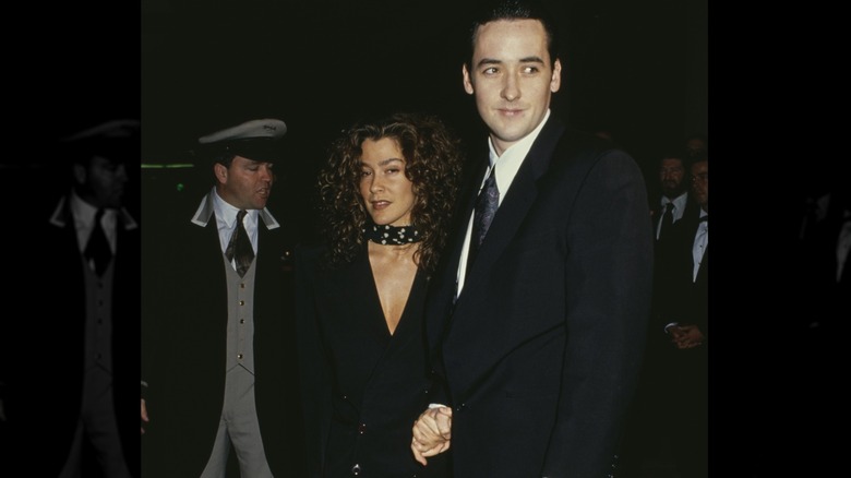 John Cusack with Susannah Melvoin at the Golden Globes