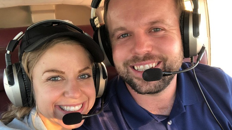 Abbie and John Duggar smiling