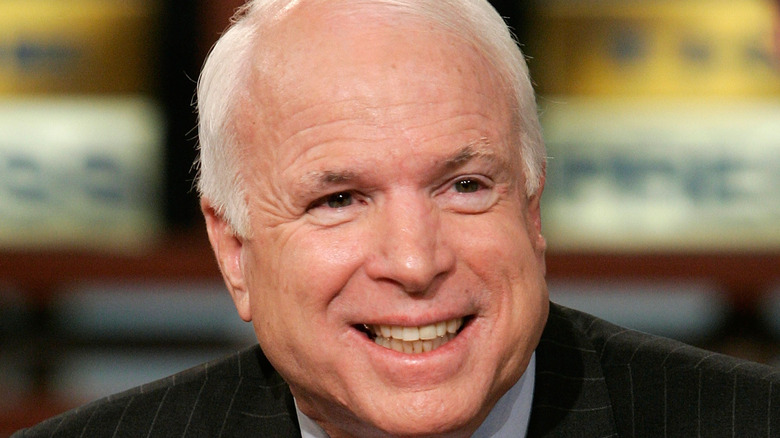 John McCain making a TV appearance