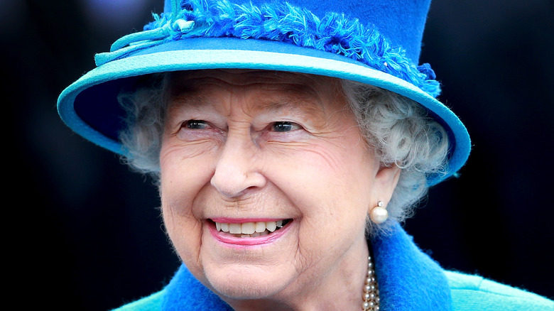 Queen Elizabeth II smiling 