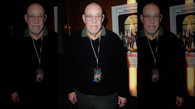 John Schuck pictured in 2018 wearing a crewneck sweater