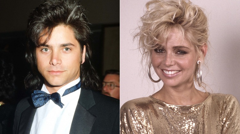 ex-couple John Stamos and Teri Copley