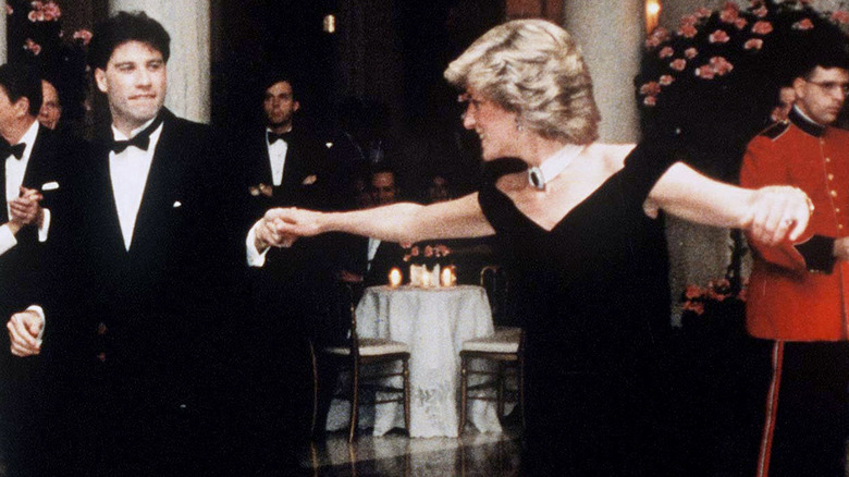 John Travolta dancing with Princess Diana