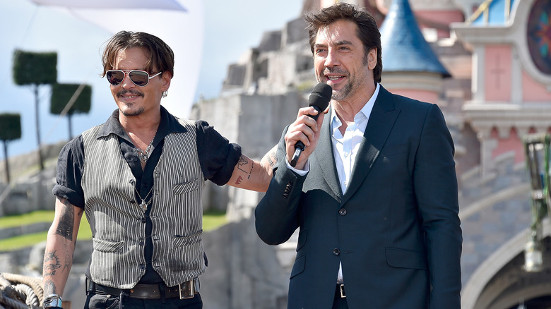 Johnny Depp and Javier Bardem