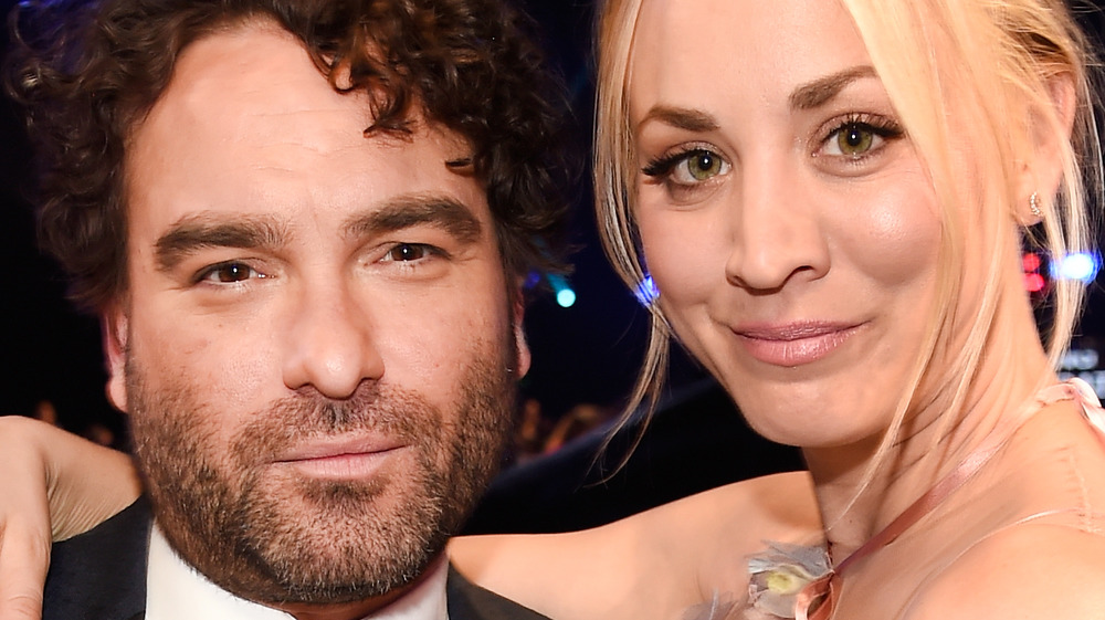 Kaley Cuoco and Johnny Galecki