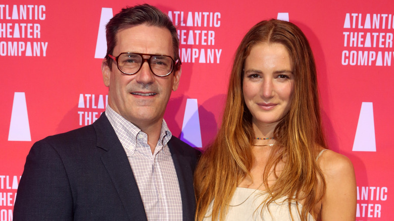 Jon Hamm and Anna Osceola
