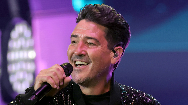 Jonathan Knight of New Kids on the Block performs onstage at the 2024 iHeartRadio Music Festival at T-Mobile Arena