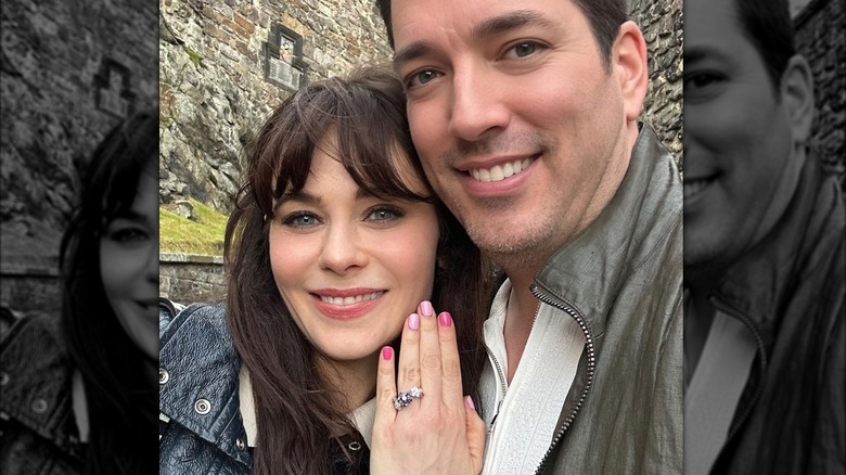 Jonathan Scott & Zooey Deschanel's Engagement Details Are Over-The-Moon ...