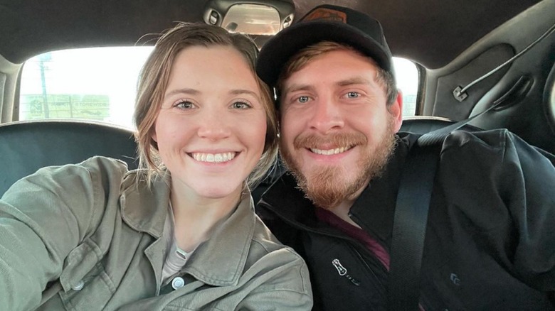 Joy Duggar Forsyth and Austin Forsyth smiling