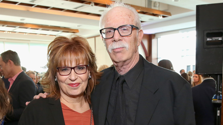 Joy Behar and husband Steve pose together 