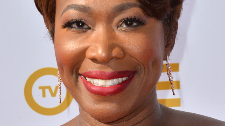 close up of Joy Reid smiling