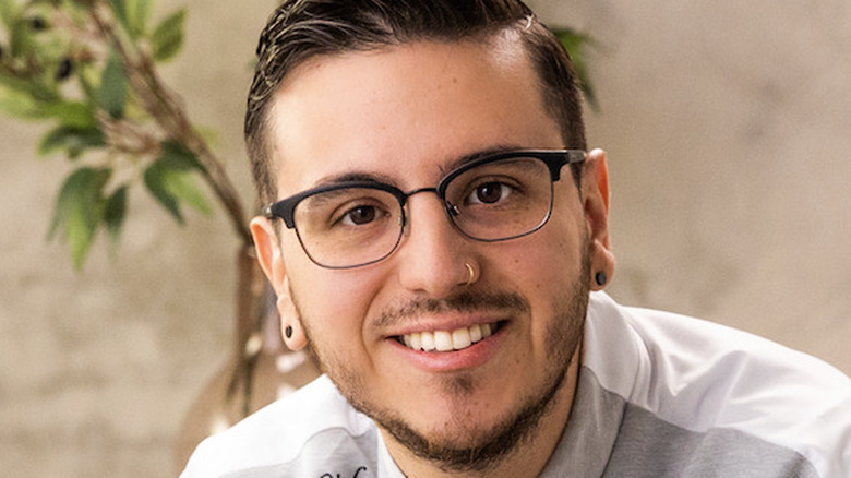 Chocolate maker Juan Gutierrez smiling