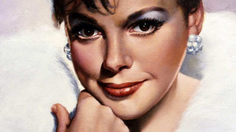 Judy Garland modeling around 1960