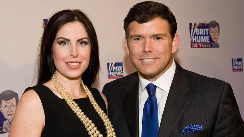 Amy and Bret Baier smiling for the camera