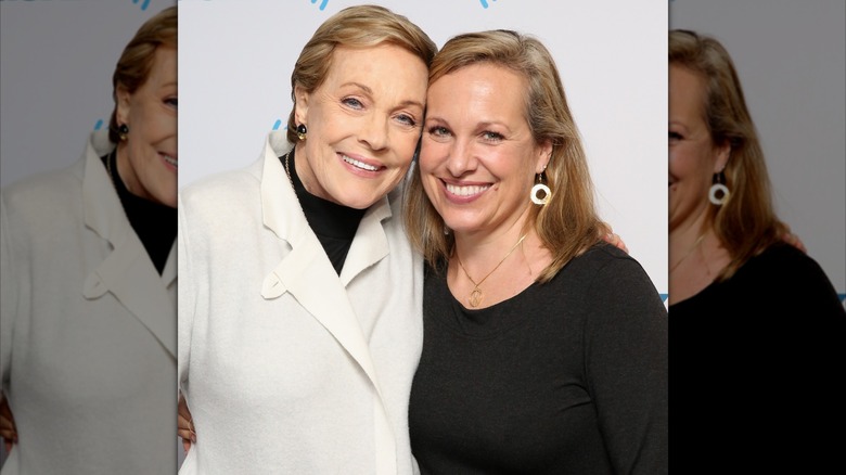 Julie Andrews and her daughter Emma Walton Hamilton