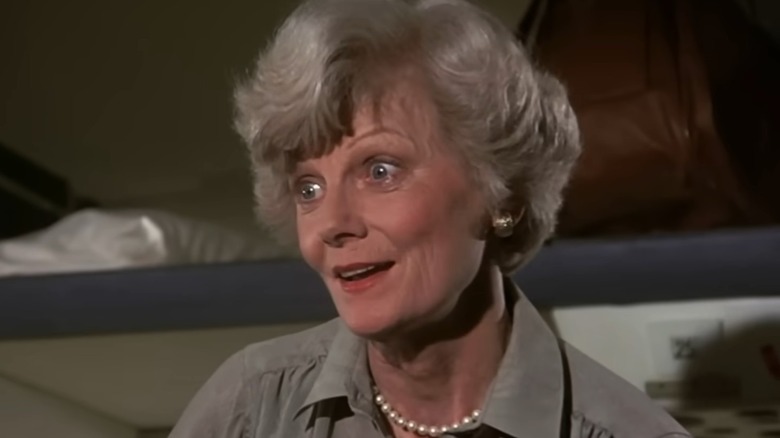Barbara Billingsley in the 1980 comedy Airplane.