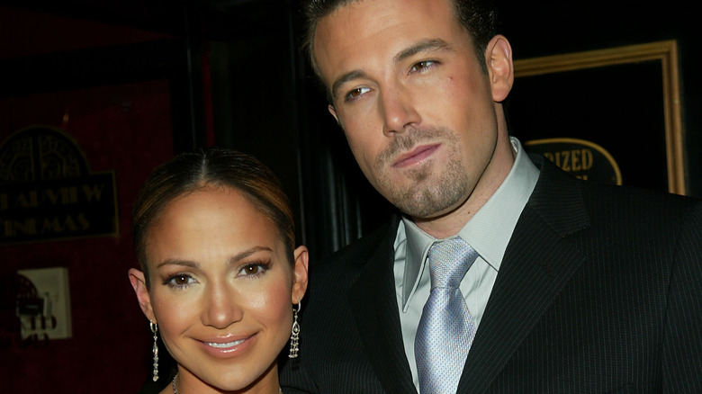 Jennifer Lopez and Ben Affleck at an event