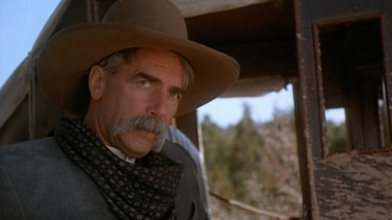 Sam Elliott in a scene from "The Desperate Trail"