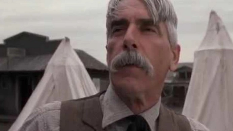 Sam Elliott in close-up in a scene from "You Know My Name"