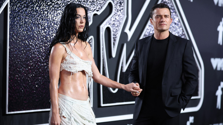 Katy Perry and Orlando Bloom on the red carpet