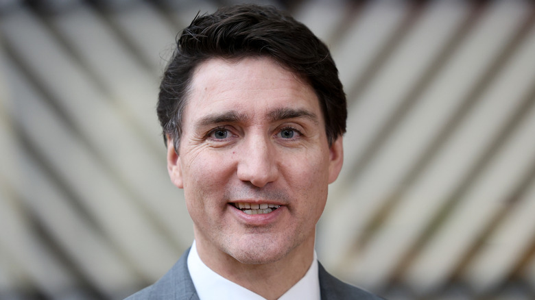 Justin Trudeau smiling.