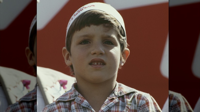Justin Trudeau as a young boy in June 1978.