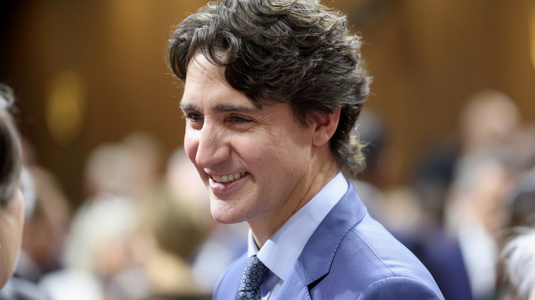 Justin Trudeau at the Speech from the Throne address in May 2025