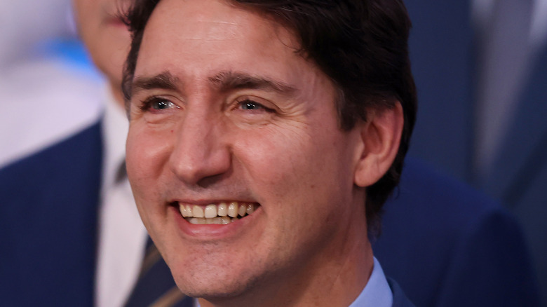 Justin Trudeuau smiling for photos in Brazil in 2024