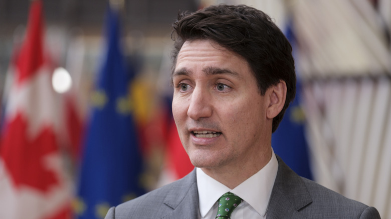 Justin Trudeau talking