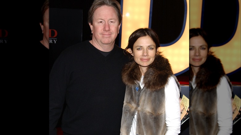Justine Bateman with Mark Fluent at the "Walk Hard" premiere in 2007