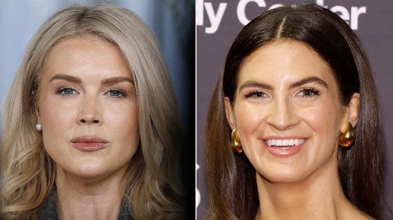 Split image of Karoline Leavitt and Kaitlan Collins