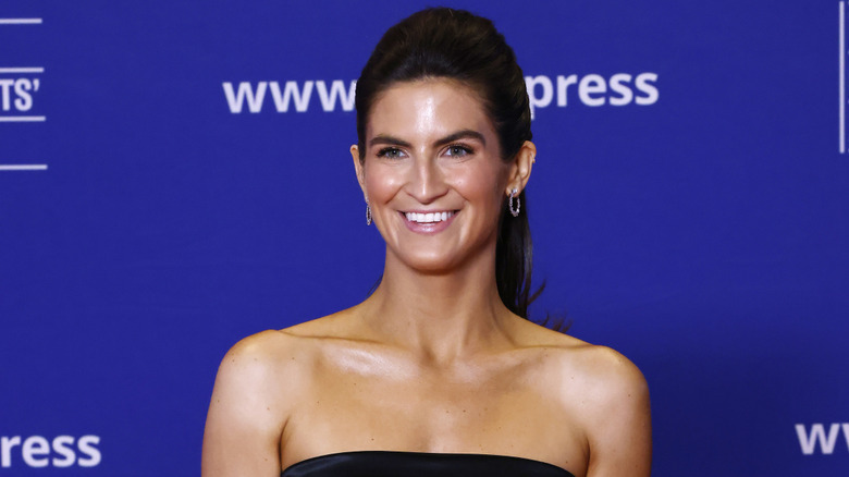 Kaitlan Collins smiling on red carpet