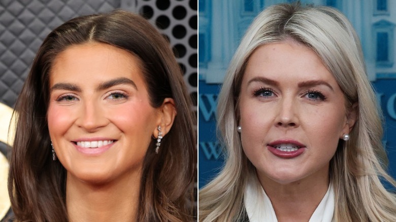 Split image of Kaitlan Collins and Karoline Leavitt (2026)