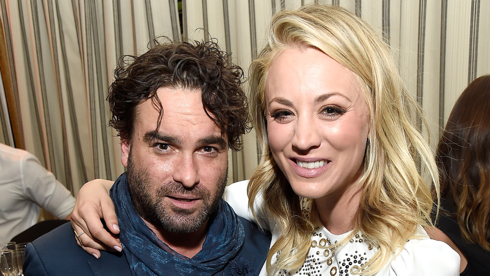 Kaley Cuoco and Johnny Galecki